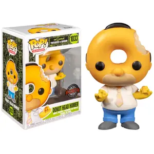 DONUT HEAD HOMER / THE SIMPSONS TREEHOUSE OF HORROR / FIGURINE FUNKO P... pas cher