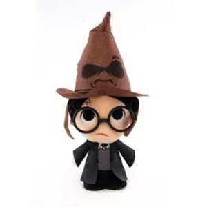 Funko Harry Potter Peluche Super Cute Harry W/ Sorting Hat 18 Cm pas cher