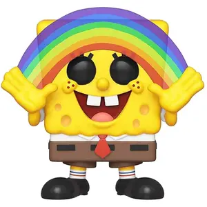 Funko Figurine Pop Animation Bob l'éponge Saison 4 Bon l'éponge et Arc-en-ciel pas cher
