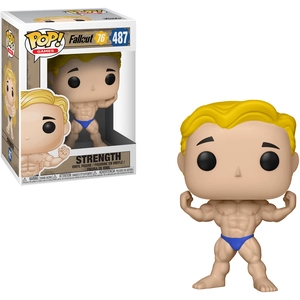 Figurine Funko Pop Fallout 76 Vault Boy Strength 9 cm pas cher