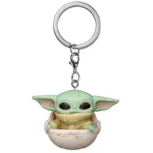 Porte-clés Funko Pocket Pop! Mandalorian - Child in Canister pas cher