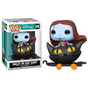 SALLY IN CAT CART / L'ETRANGE NOEL DE MR JACK / FIGURINE FUNKO POP pas cher