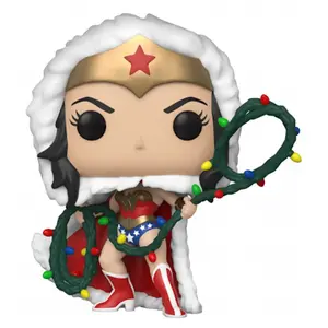 Figurine Funko Pop Heroes DC Holiday Wonder Woman with Lights Lasso pas cher