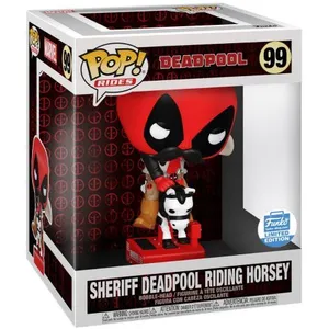 Funko Figurine Funko Pop - Deadpool [Marvel] N°99 - Sheriff Deadpool R... pas cher