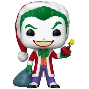 Figurine Funko Pop Heroes DC Holiday Santa Joker pas cher