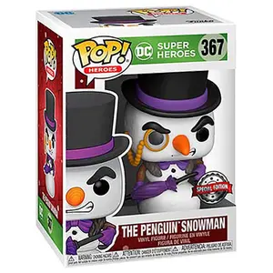 Merkloos / Sans marque Funko Pop! Heroes: DC Holiday 51674 Pingouin comme Bonhomme de Neige #367 pas cher