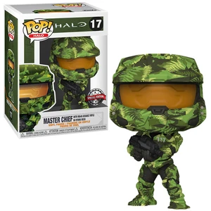 Funko POP! Halo 17 Master Chief with MA40 Assault Rifle in Hydro Deco pas cher