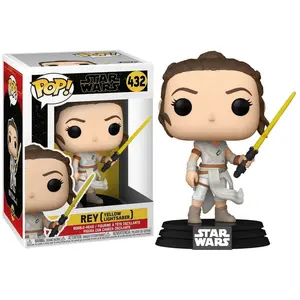 Figurine Funko Pop Star Wars Episode 9 Rey with Yellow Saber pas cher
