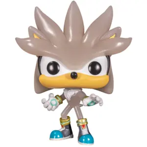 Comparateur de prix : Figurine - Funko - Silver The Hedgehog - Brille dans le Noir - Vinyle - 9,5 cm