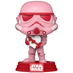 Figurine Funko Pop! Star Wars : Valentines - Stormtrooper w/Heart pas cher