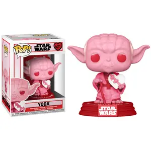 Figurine Funko Pop! Star Wars : Valentines - Yoda w/Heart pas cher
