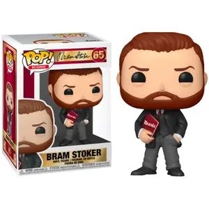 Figurine Funko Pop Icons Bram Stoker with book pas cher