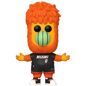 Funko Nba - Figurine Pop! Mascots Miami Burnie 9 Cm pas cher