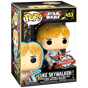 Figurine Funko Pop Star Wars Retro Series Luke Skywalker Exclusive TU pas cher