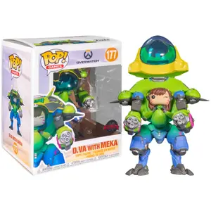 Figurine Funko Pop - Overwatch N°177 - D.Va Avec Meka - 15 Cm (57522)