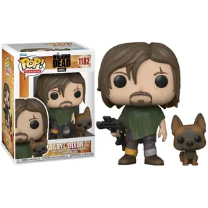 Figurine Funko Pop - The Walking Dead - Daryl Avec Chien (57638) pas cher