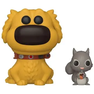 Funko - Dug Days - Figurine POP & Buddy Dug w/Squirrel 9 cm pas cher