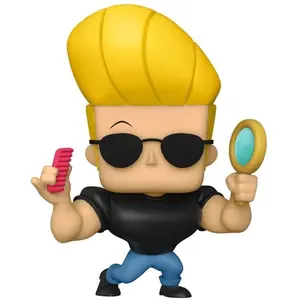 Figurine Funko Pop Animation Johnny Bravo Johnny with Mirror pas cher