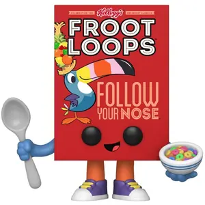 Figurine Funko Pop Vinyl Kelloggs Froot Loops Cereal Box pas cher