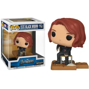 Funko Pop! Figurine Exclusive Des Avengers Veuve Noire Marvel Deluxe pas cher