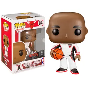 Figurine Funko Pop NBA Michael Jordan Bulls white Warm-up pas cher