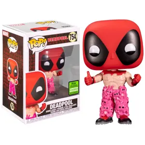 Funko Figurine Pop [Exclusive] Marvel : Deadpool with Teddy Panties [754] pas cher