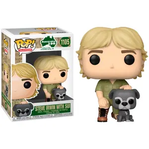 Funko Figurine Funko Pop - Australia Zoo N°1105 - Steve Irwin (54696) pas cher