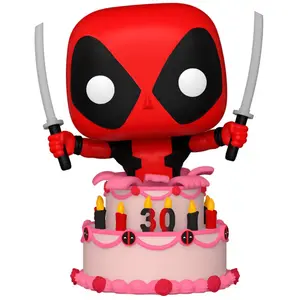 Figurine Funko Pop Marvel Deadpool 30th Deadpool in Cake pas cher