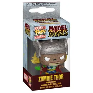 Figurine Funko Pop Keychain Marvel Zombies Thor pas cher
