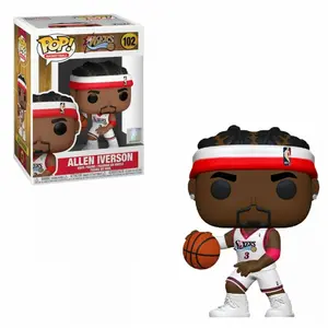 Funko Figurine Funko Pop - Nba N°102 - Allen Iverson - Sixers (55215) pas cher
