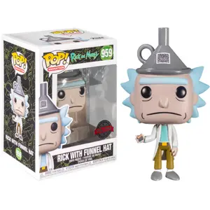 Figurine Funko Pop Animation Rick and Morty Rick with Funnel Hat pas cher