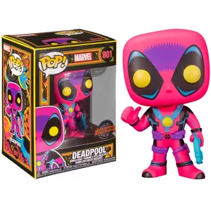 Figurine Funko Pop Marvel Black Light Deadpool pas cher