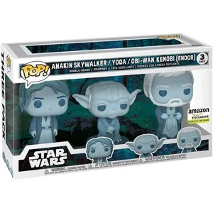 Comparateur de prix : Funko Star Wars À travers la Galaxie Force Ghost Glow US Ex Pop! paquet de 3