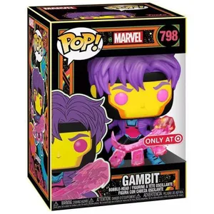 Figurine Funko Pop Marvel Black Light Gambit pas cher