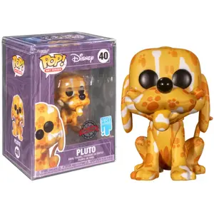 Figurine Funko Pop Disney Pluto Artist + Case Exclusive TU pas cher