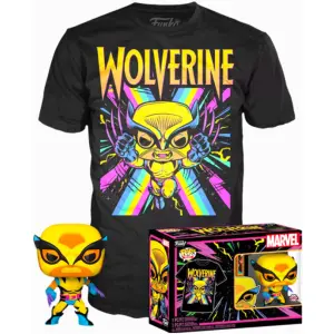 Funko Pop! T-shirt à Manches Courtes Wolverine Marvel pas cher