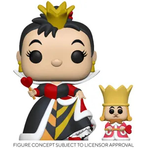 Figurine Funko Pop! Disney: Alice 70th - Queen w/King pas cher