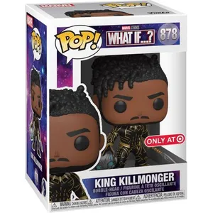 Funko Figurine Funko Pop - Marvel What If...? N°878 - King Killmonger ... pas cher