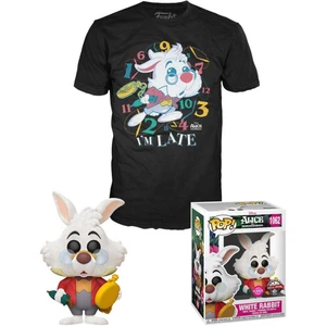 Funko T-SHIRT S + WHITE RABBIT / ALICE AU PAYS DES MERVEILLES / FIGURINE FUN... pas cher
