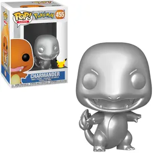 Funko Figurine Funko Pop - Pokémon N°455 - Salamèche - Argent (56310) pas cher