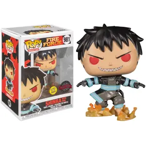 Funko Figurine Funko Pop Shinra With Fire / Fire Force / Funko Pop Ani... pas cher