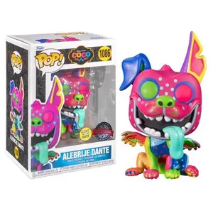 Figurine Funko Pop Disney Coco Alebrije Dante avant première Fnac pas cher