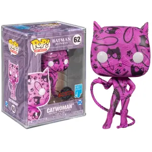 Figurine Funko Pop artist DC Catwoman avant-première Fnac pas cher