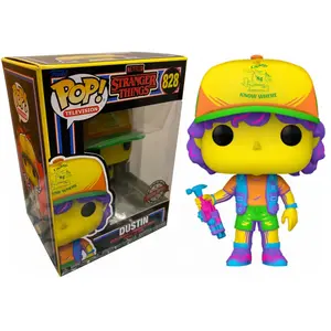 Figurine Funko Pop! TV: ST- Dustin in Beef Tee (Blacklight)