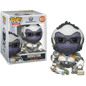 Comparateur de prix : Funko Overwatch 2 Figurine Super Sized Pop! Vinyl Winston 15 Cm