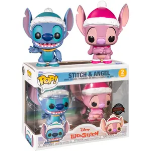 Figurine Funko Pop! Disney: Lilo & Stitch - WinterStitch & Angel
