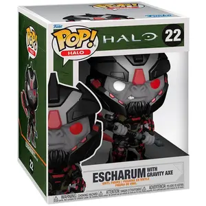 Comparateur de prix : Funko Halo Infinite - Figurine Super Sized Pop! Escharum W/Axe 15 Cm