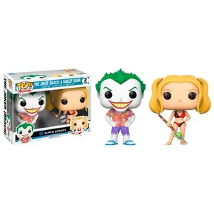 Comparateur de prix : FUNKO - Pack de 2 Funko Figurines POP ! Joker & Harley Quinn à la Plag...