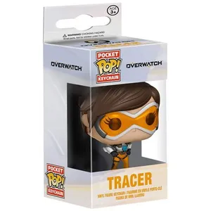 Funko Porte Clé Overwatch - Tracer Pocket Pop 4cm pas cher