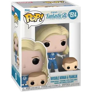 Funko INVISIBLE WOMAN AND FRANKLIN / LES 4 FANTASTIQUES PREMIERS PAS / FIGUR... pas cher